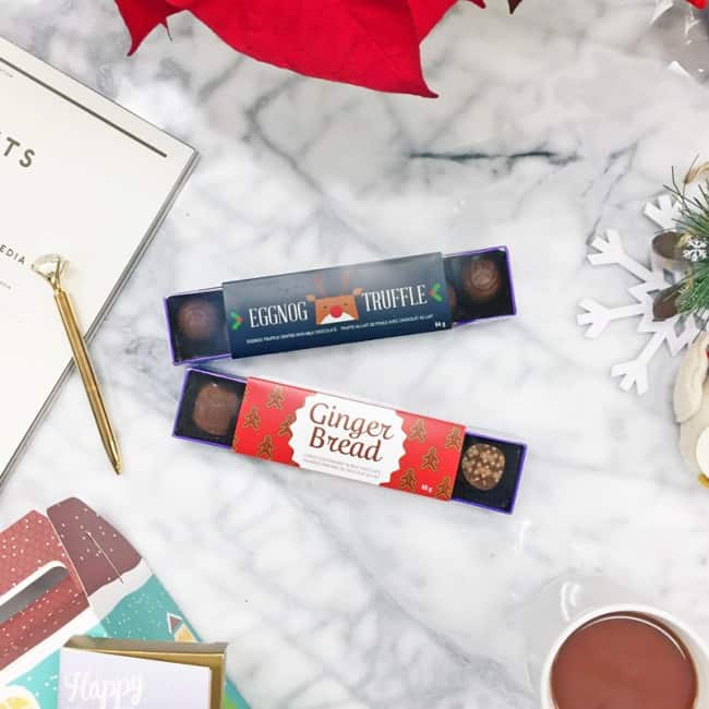Purdys Chocolatiers - Gingerbread chocolates and eggnog truffles