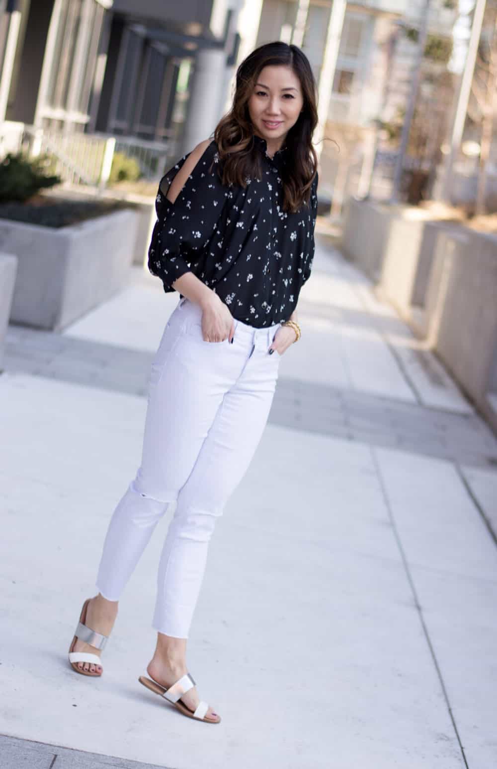 Summery look from LC Lauren Conrad line