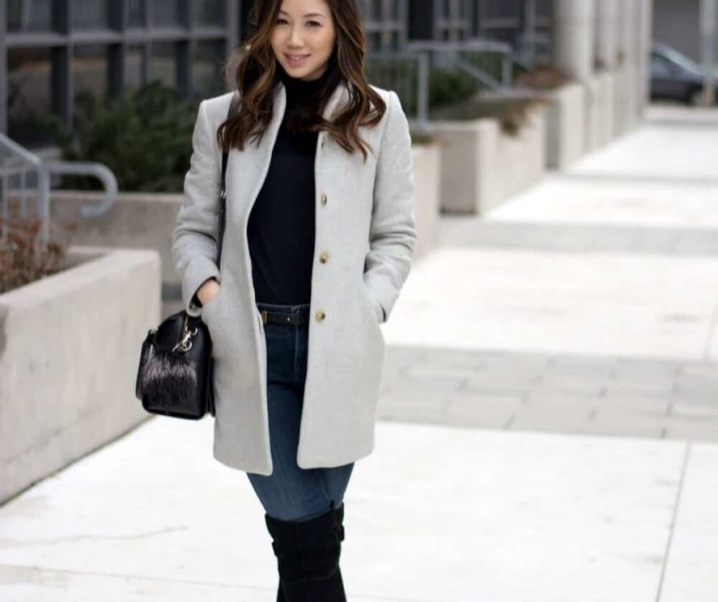 OOTD: Grey Cocoon Coat + Denim
