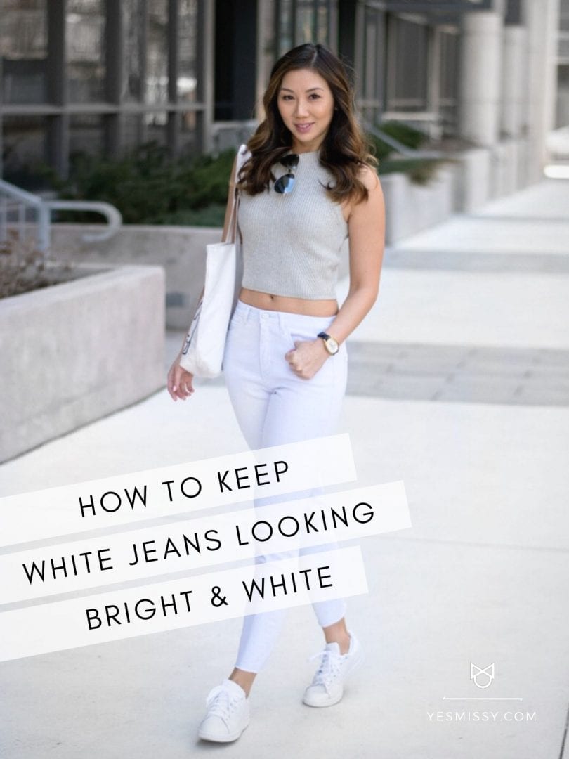 How to wash white jeans - tips and tricks on keeping your denim white and bright