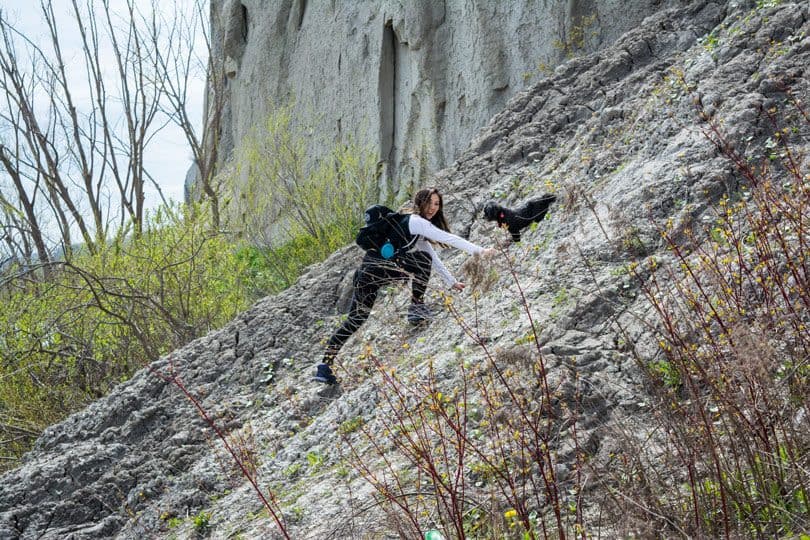 Hiking at Scarborough Bluffs in my Merrell Footwear