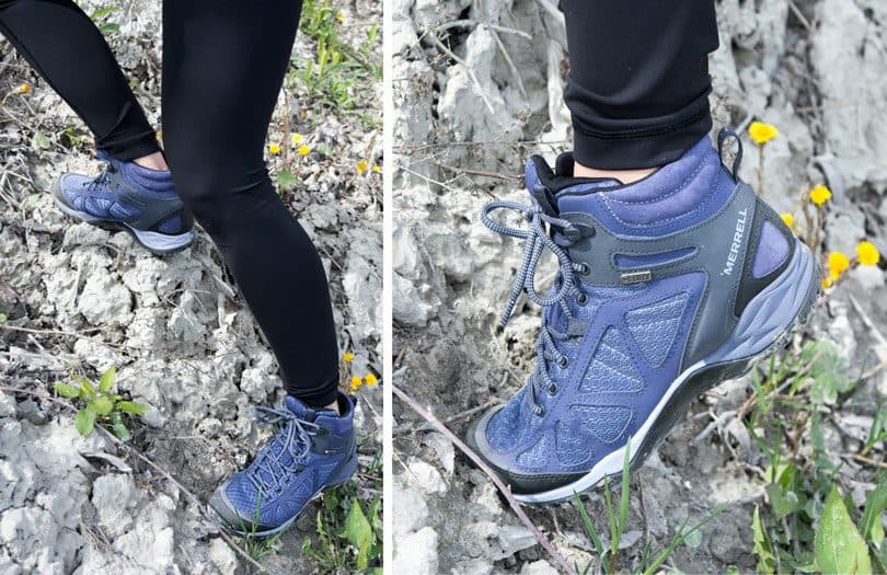 Hiking at Scarborough Bluffs in my Merrell Footwear