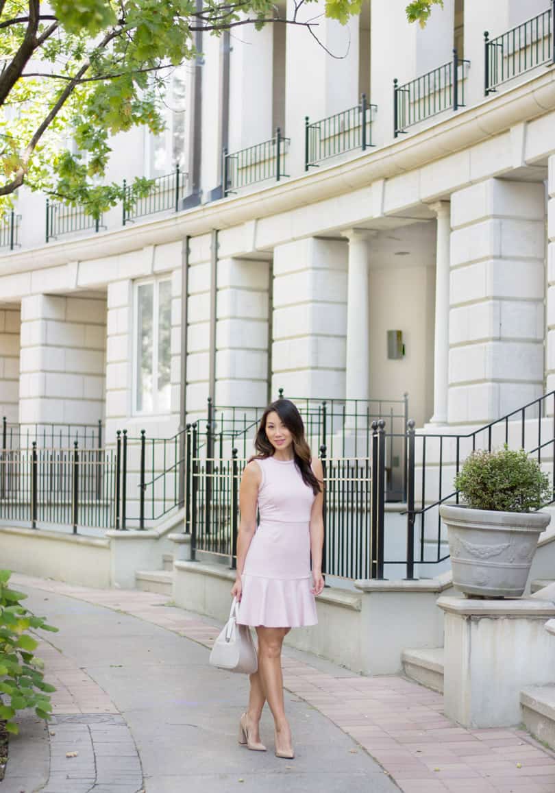 Such a pretty pink dress, you won't believe where I got it!
