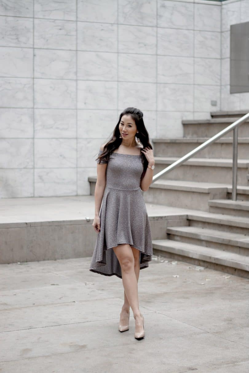  I could see this dress with heels, or with black over-the-knee boots, dressed up or down for all sorts of holiday occasions. 