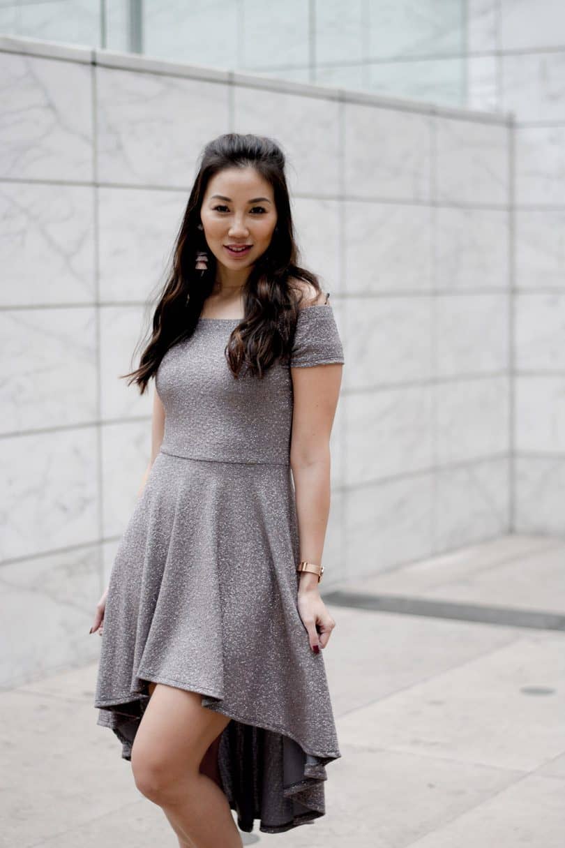 With December 31st vastly approaching, I thought I would share my fav NYE outfit idea. If you haven't picked out your outfit for NYE yet, then read along! Whether your plans include dancing the night away or simply enjoying homemade hors d' oeuvres, a sequin dress is the perfect piece to wear for your en