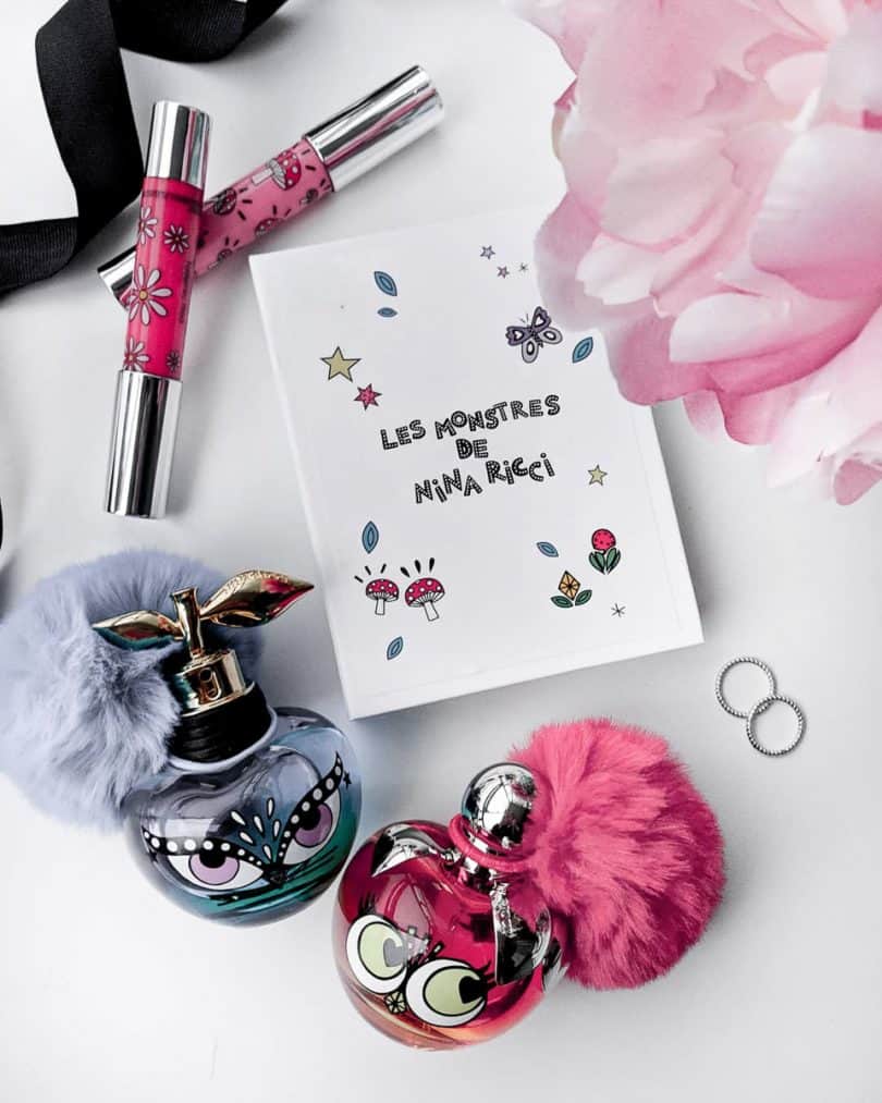 Beauty Flatlay: Nina Ricci Les Montres Luna Nina perfume launch