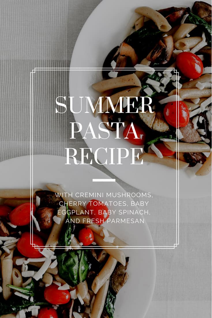 Make this easy, healthy summer pasta recipe in under 20 minutes