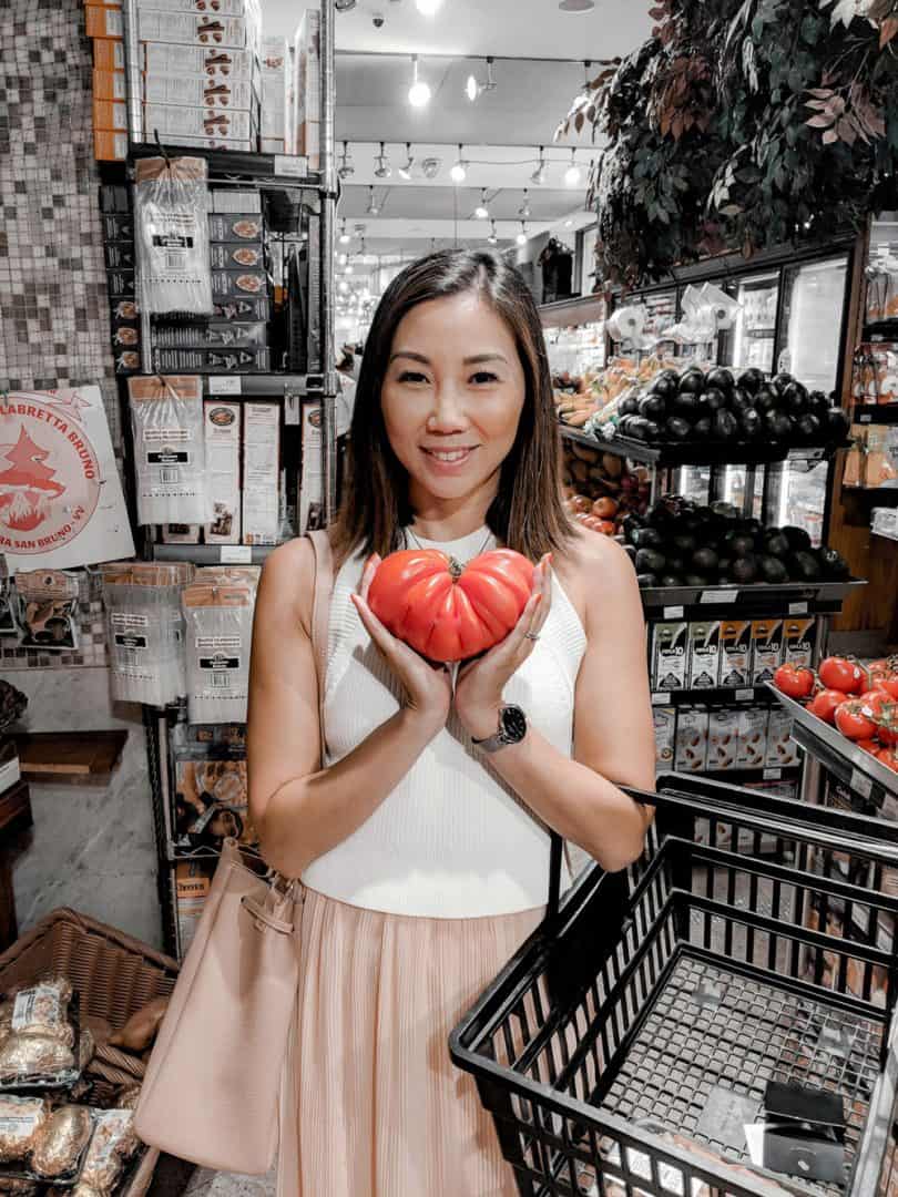 Shopping at Puseteri's Find Foods and came across this adorable heart shaped heirloom tomato. 