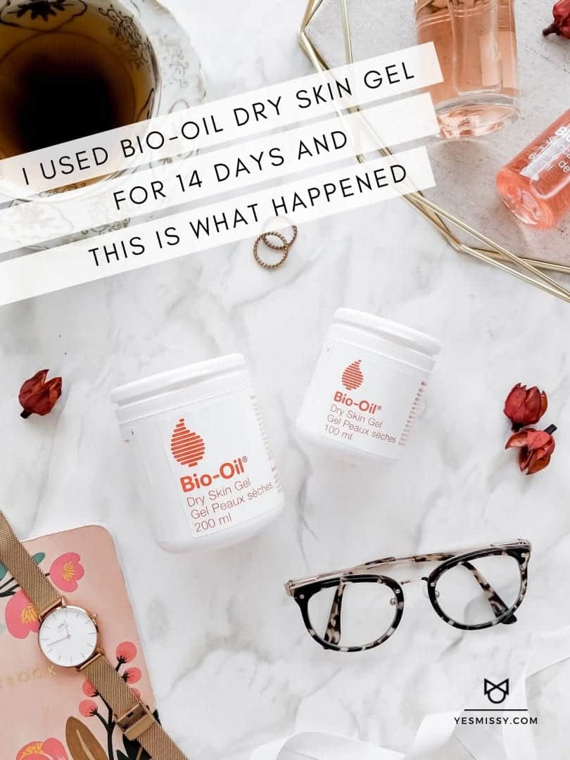 Bio-Oil Dry Skin Gel is a revolutionary moisturizer that has a gel to oil formula that treats dry skin. I used it for 14 days and here are my results...
