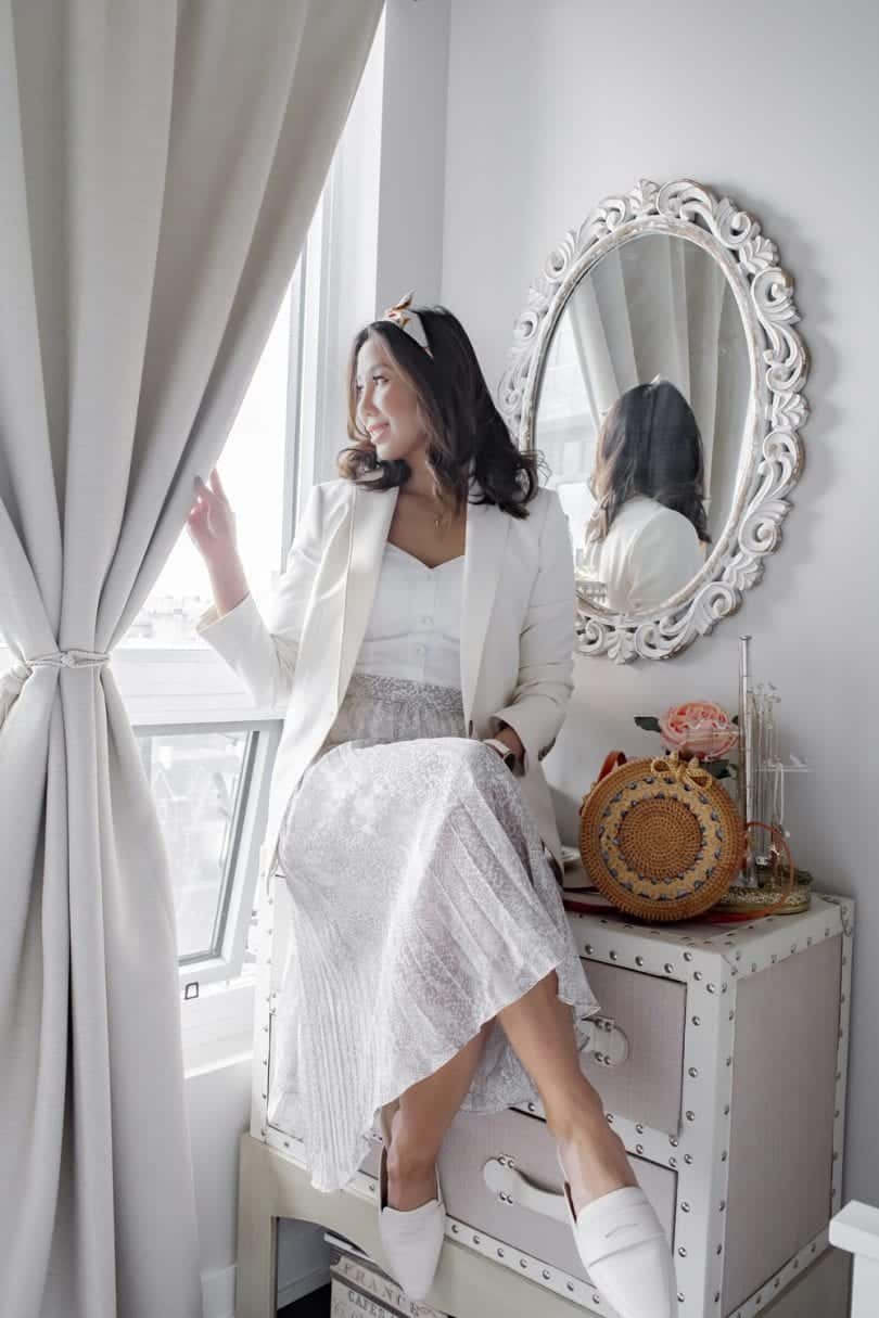 workwear to weekend look - OOTD streetstyle Ann Taylor
