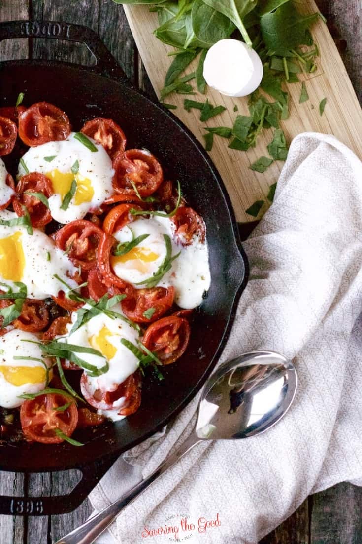 Healthy Low Sugar Breakfast Recipes - Traditional Shakshuka Recipe