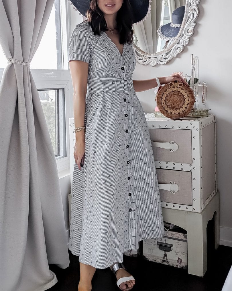 Midi dresses - casual outfit ideas