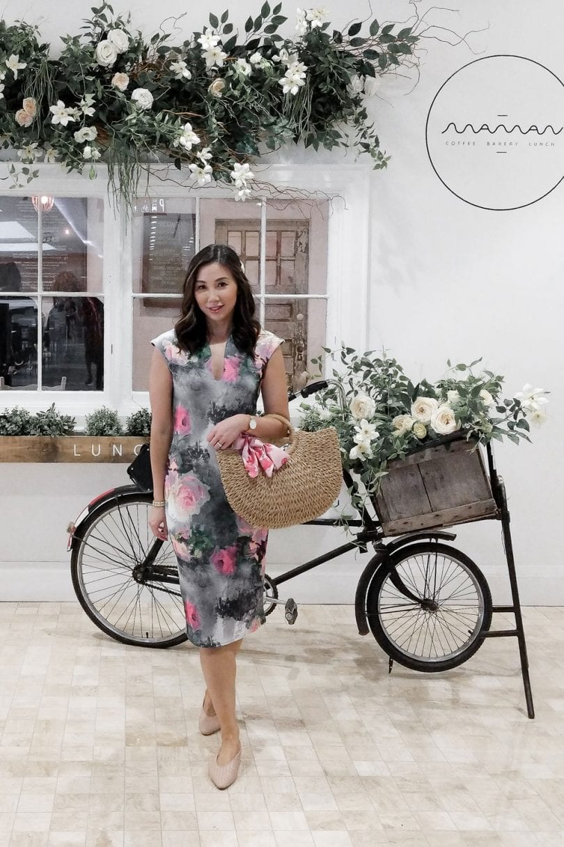 #OOTD - Pink floral patterned dress