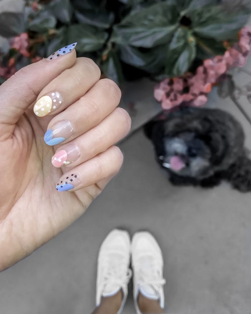 Nail art ideas - Negative space nail art