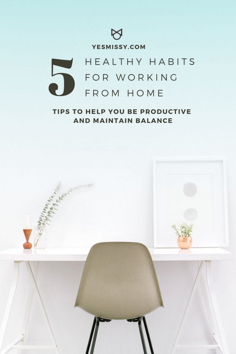 5 tips to working at home for the first time - to be more productive and effective