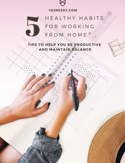 5 Healthy Habits for Working from Home