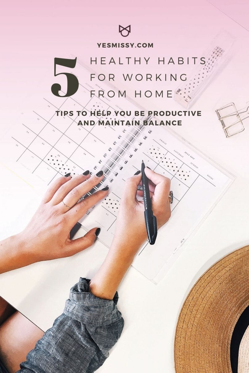 Simple tips to help you work from home and be more productive
