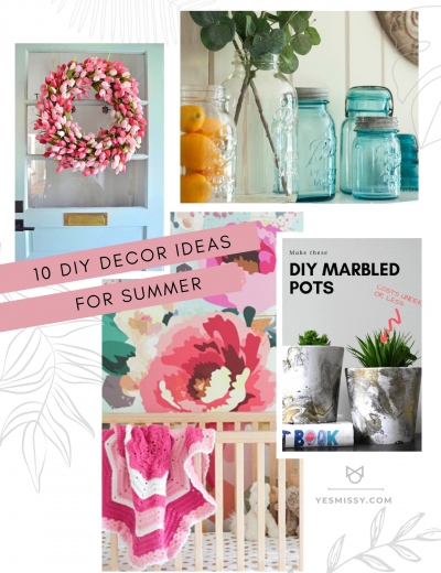 10 DIY Summer Decor Ideas