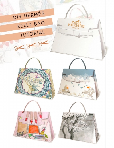 DIY Hermès Kelly Bag – Origami Paper Craft