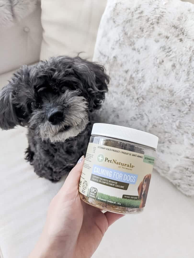 Calming for Dogs chews  to manage stress and anxiety