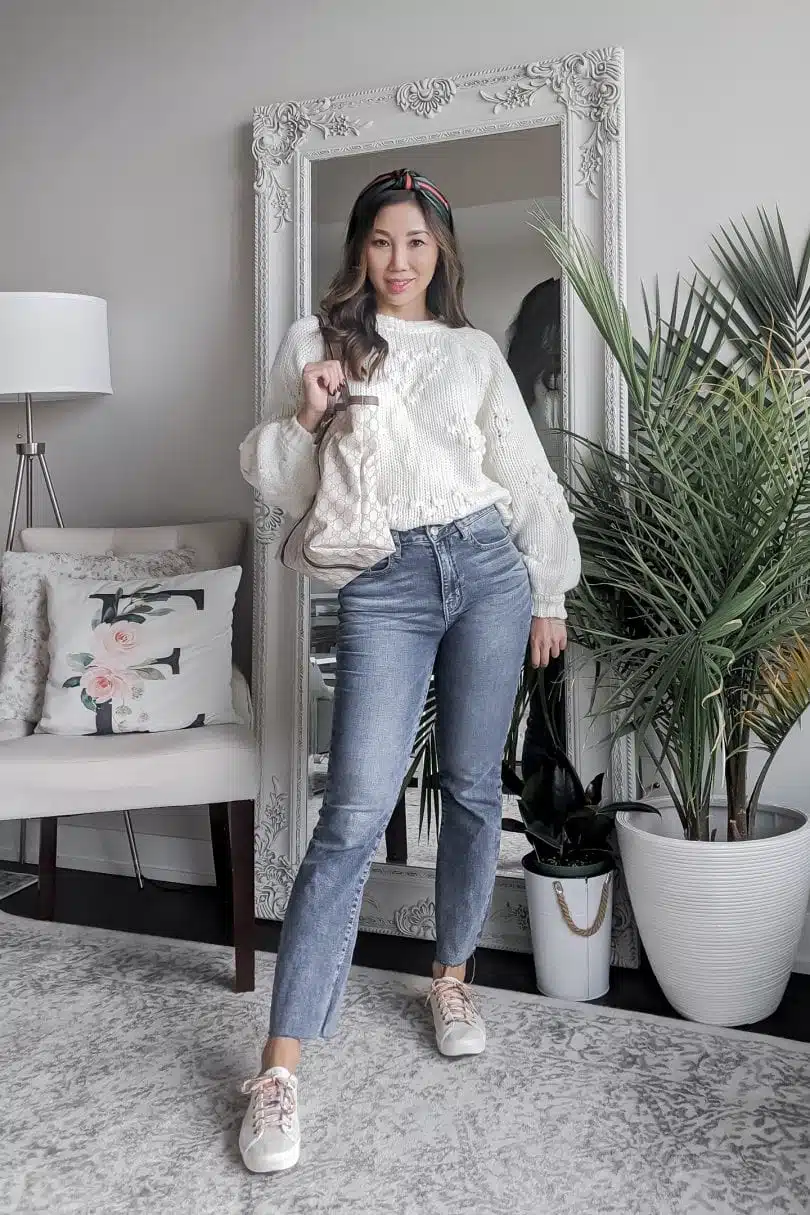 How to wear cropped jeans: 4 types of shoes to wear them with style by fashion blogger Eileen Lazazzera ofHigh Quality Luxury Shopping