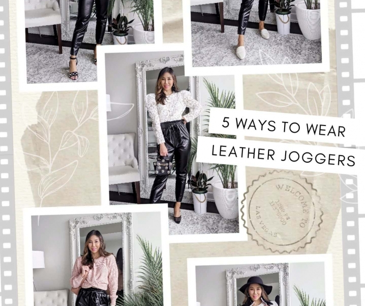 5 Ways to Wear Leather Joggers