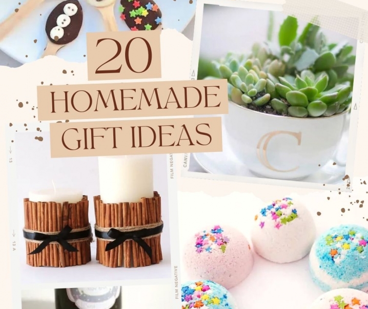 20 Handmade Gift Ideas Everyone Will Love