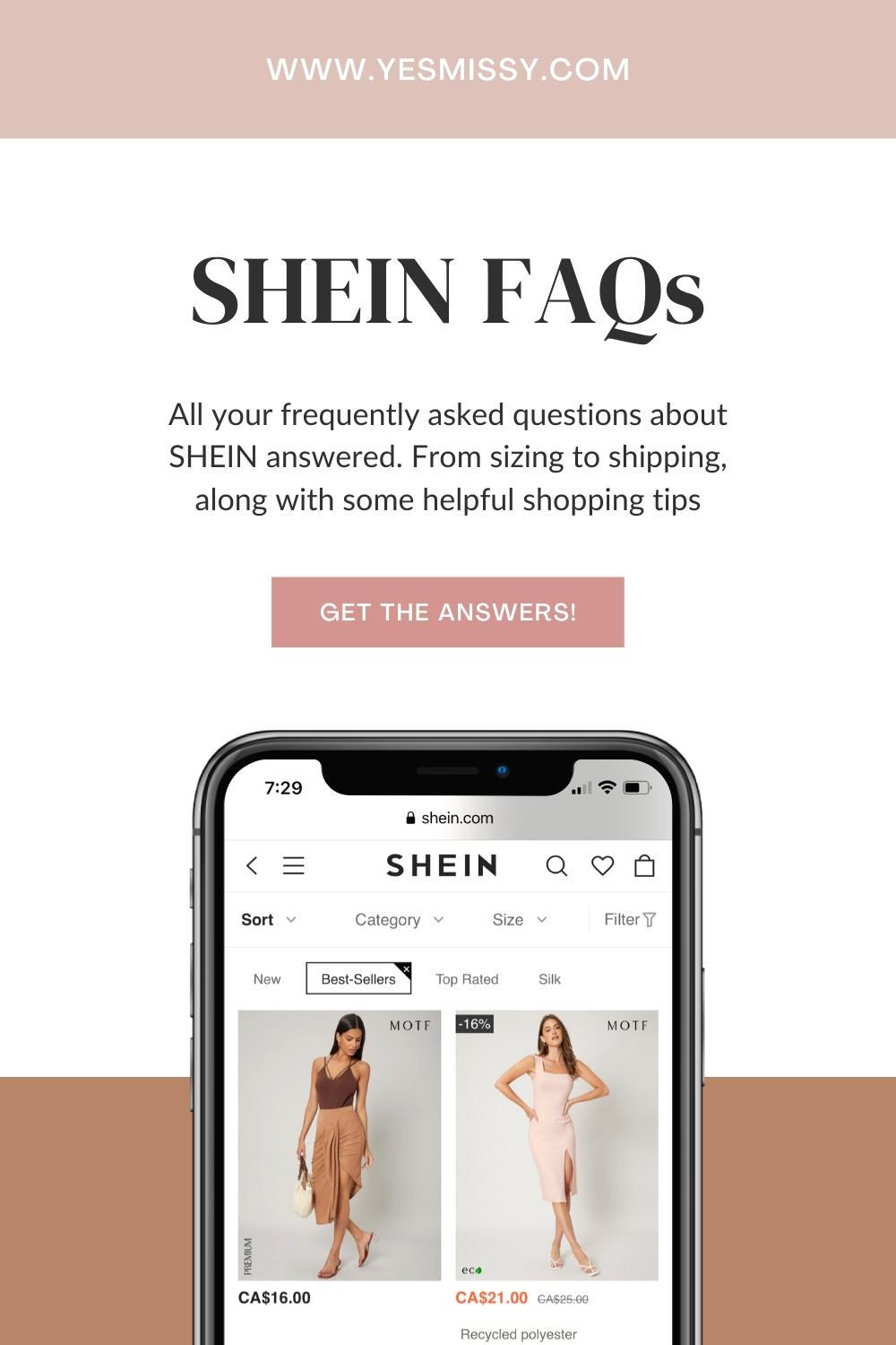 The answers to all your frequently asked questions about SHEIN - Is Shein legit? Is Shein good quality? Shein reviews and more...