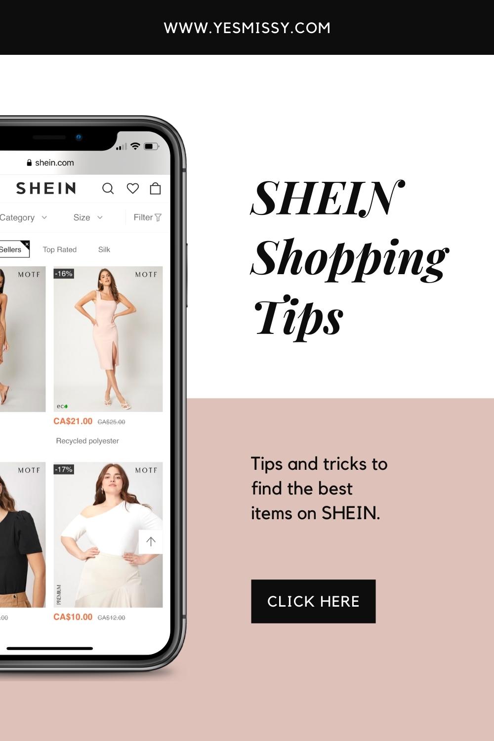 Tips for shopping at SHEIN.com to find the right size, quality pieces and SHEIN coupon codes!