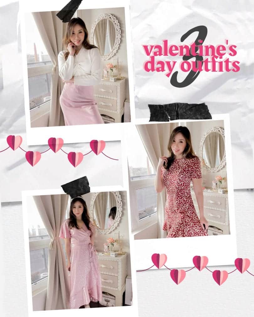 3 Valentine's Day outfit ideas style by Eileen Lazazzera ofHigh Quality Luxury Shopping.co