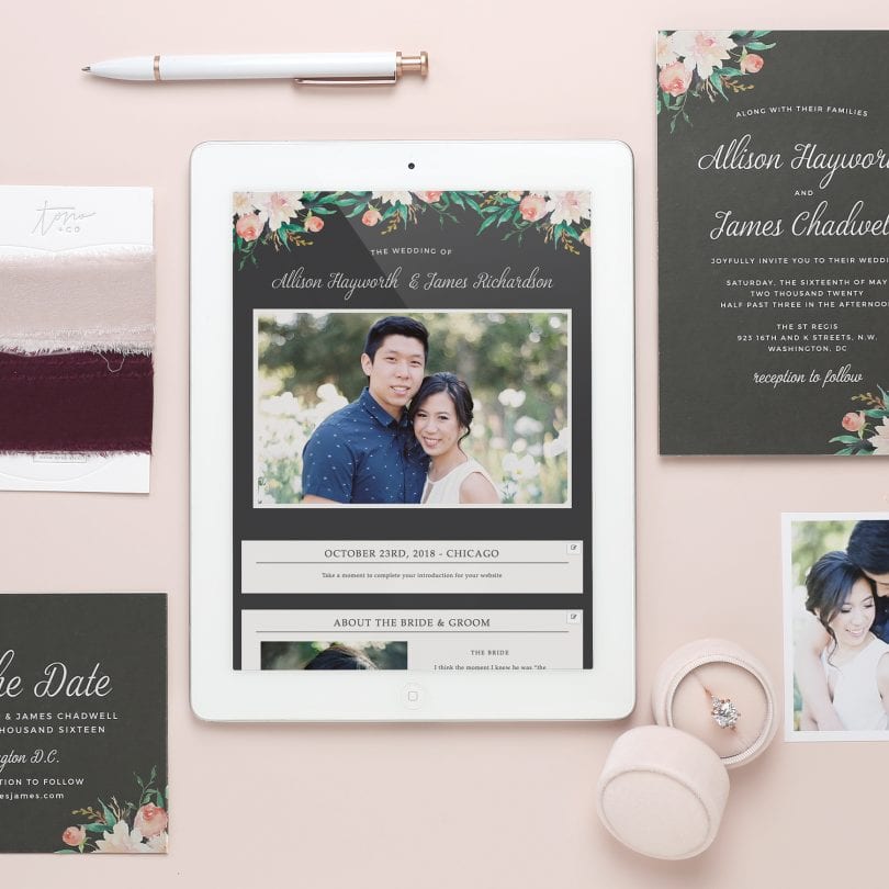 Get your free wedding website at Basic Invite