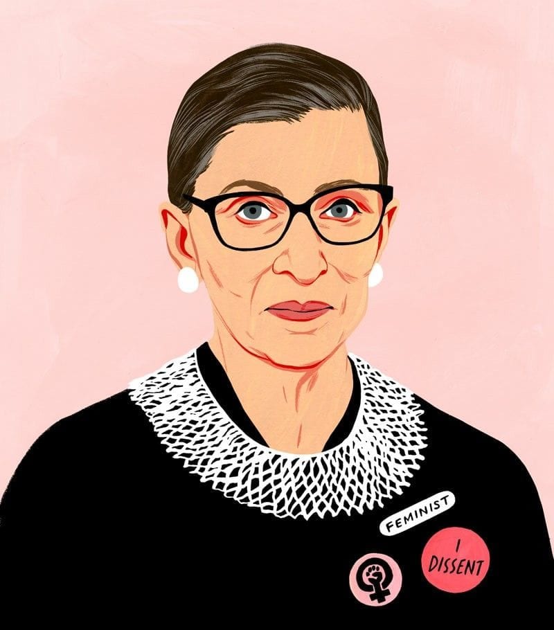 10 life lessons from Ruth Bader Ginsburg.