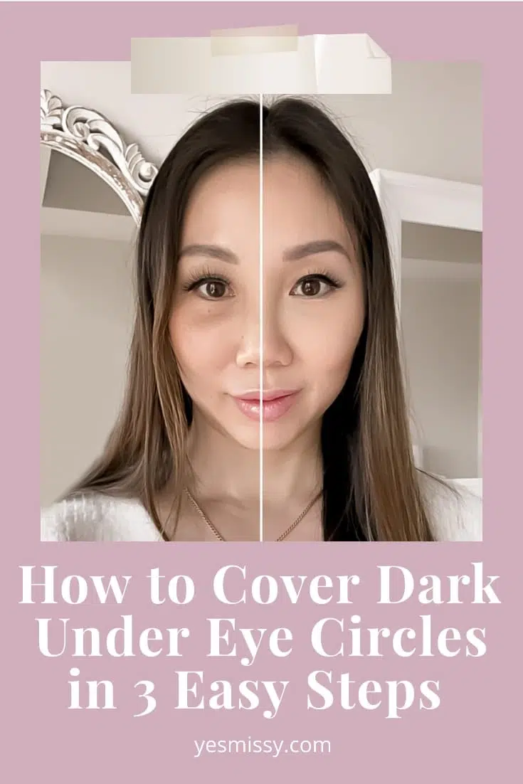 A 3 step tutorial to help you get rid of dark eye circles and brighten the eye area