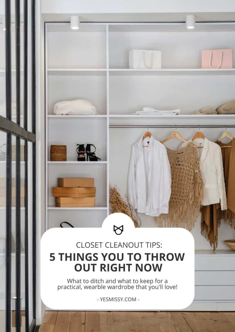 Practical guidelines to help you decide what to keep and what to throwout for a wearable wardrobe you'll love. 