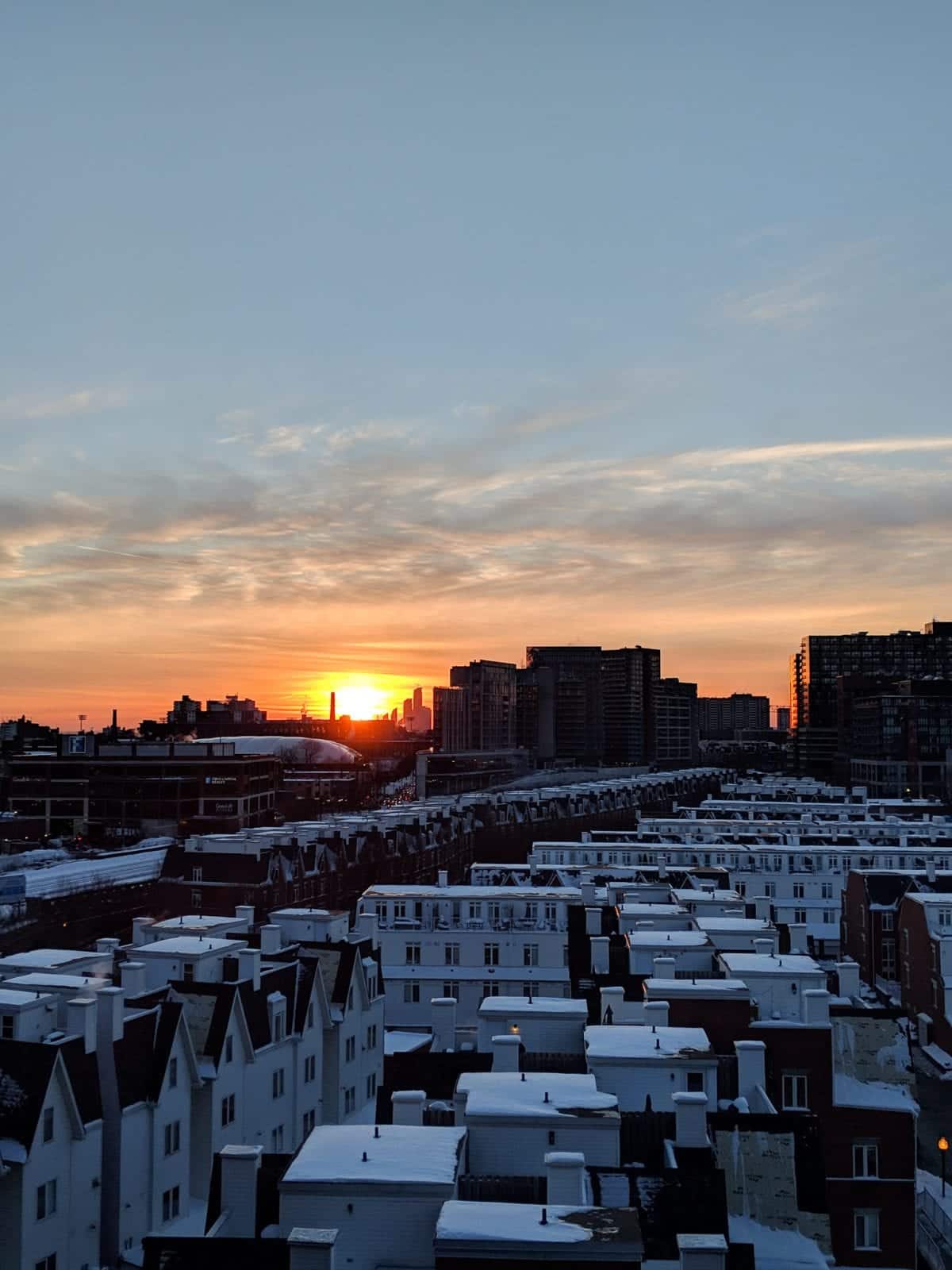 Sunsets from my downtown apartment - Downtown condo tour