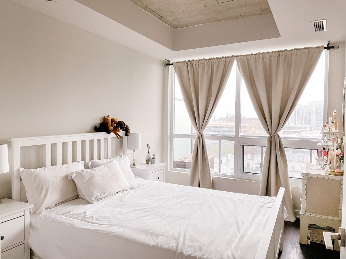 Apartment tour - contemporary cottage chic bedroom