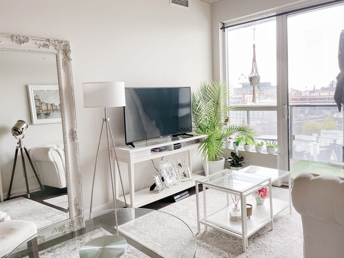 Condo living room with Ikea furniture