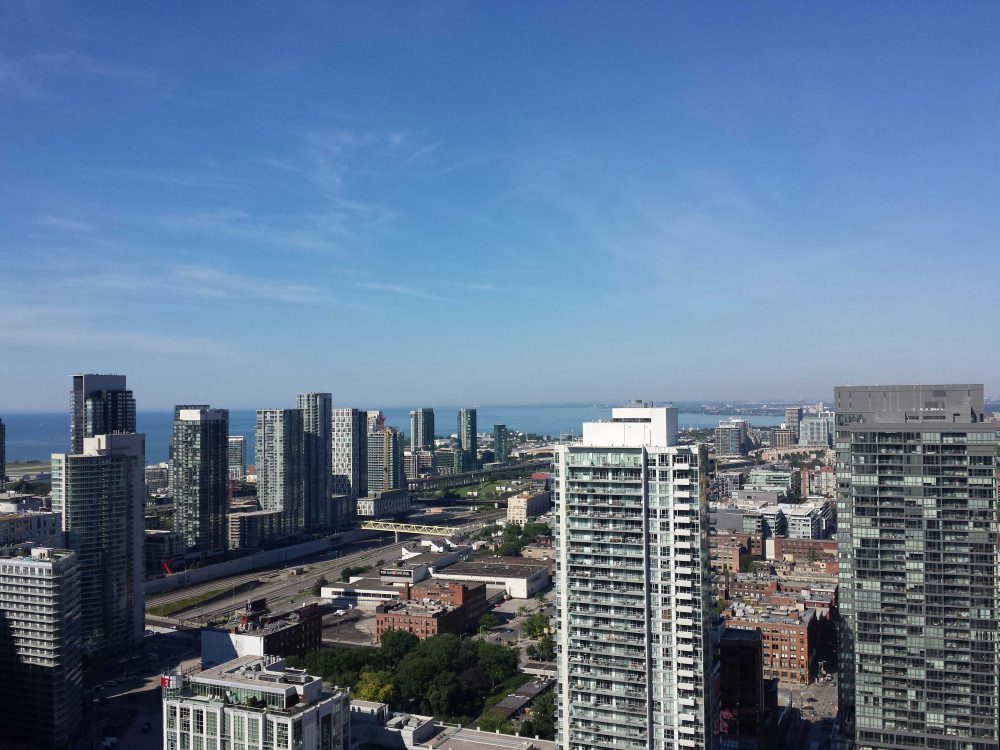 View in downtown Toronto