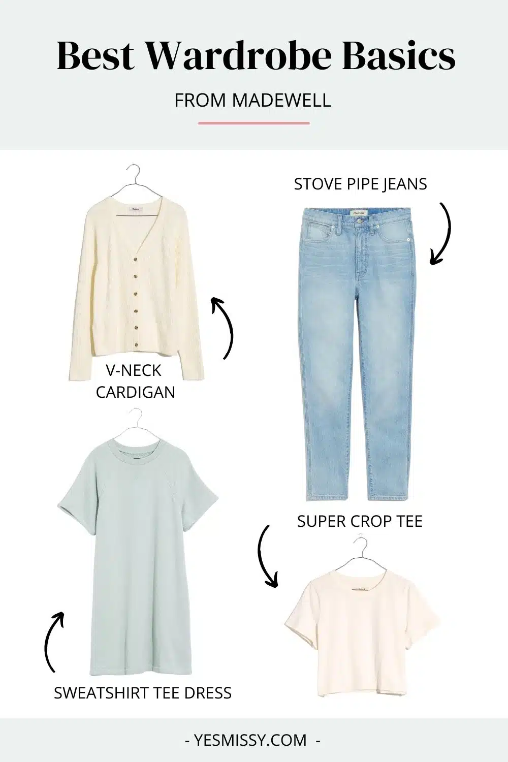 If you're shopping for wardrobe basics, Madewell should  be on your checklist. They make great tees, jeans and sweaters, and everything is oh so comfortable! 