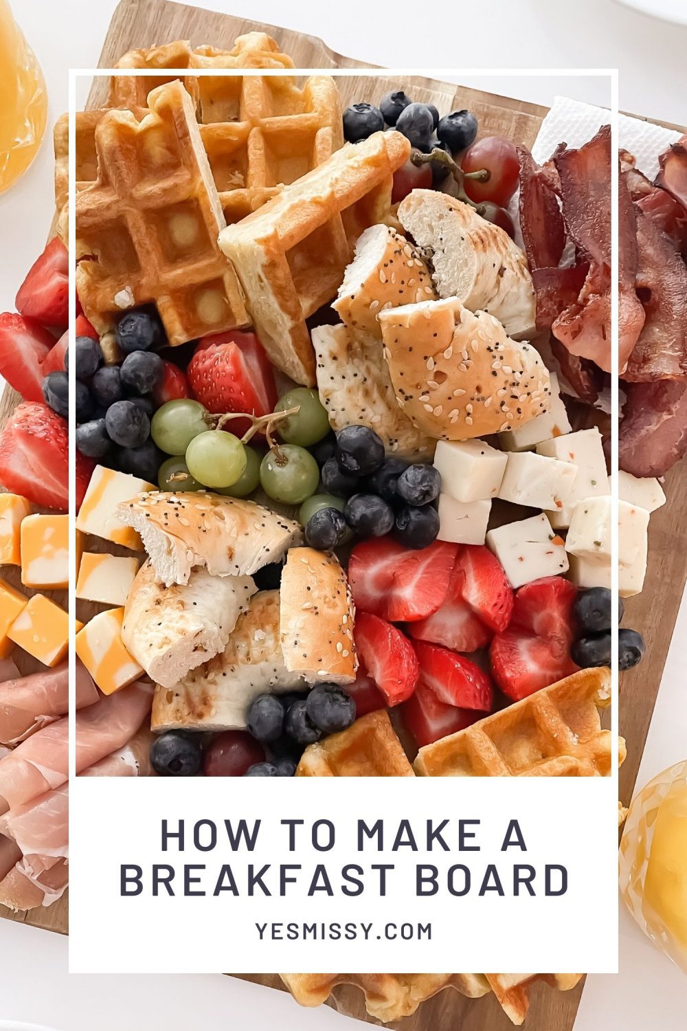 How to make a breakfast board - easy and creative breakfast idea