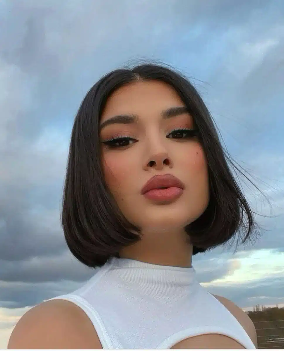 Sleek short hair cut - classic bob style cut