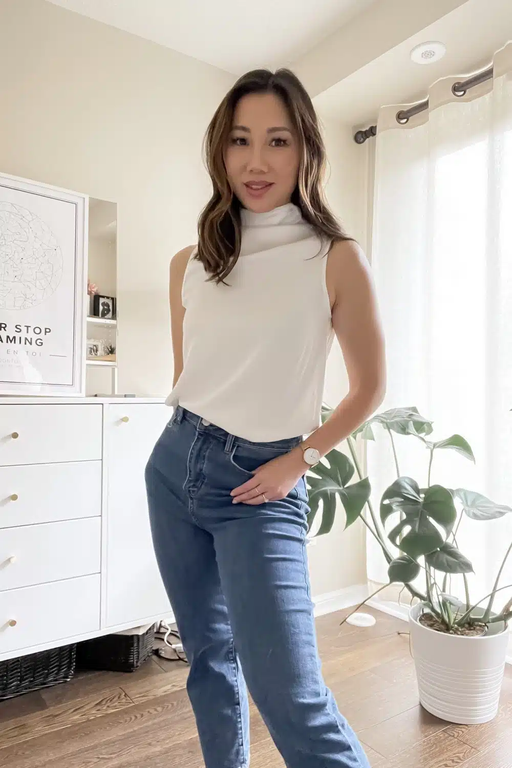 Get more fashion ideas about silk tops, how to wear them and more at yesmissy.com