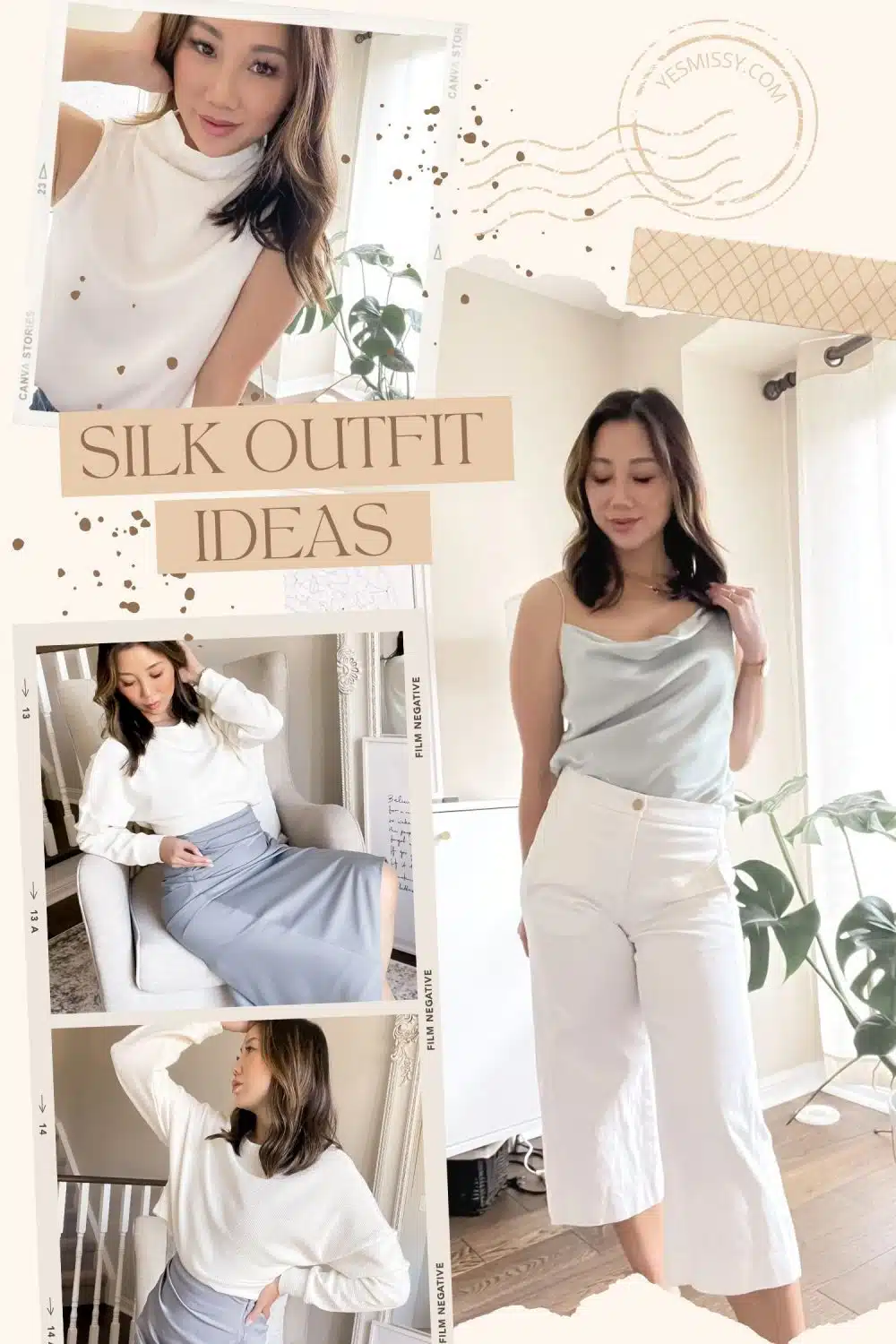 Silk is a classic fabric that has recently made a huge comeback. Silk slip dresses, silk shirts, silk skirts and more, they're everywhere from street style to runway Check out 4 ways to wear silk in this style post fromHigh Quality Luxury Shopping.