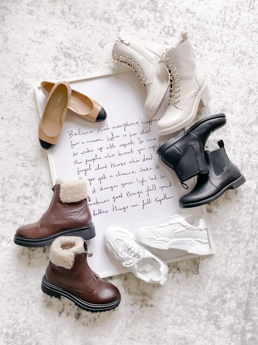 The 5 shoes I've been wearing most this fall and winter - 5 everyday shoes for women. Timeless wardrobe essentials for your closet.