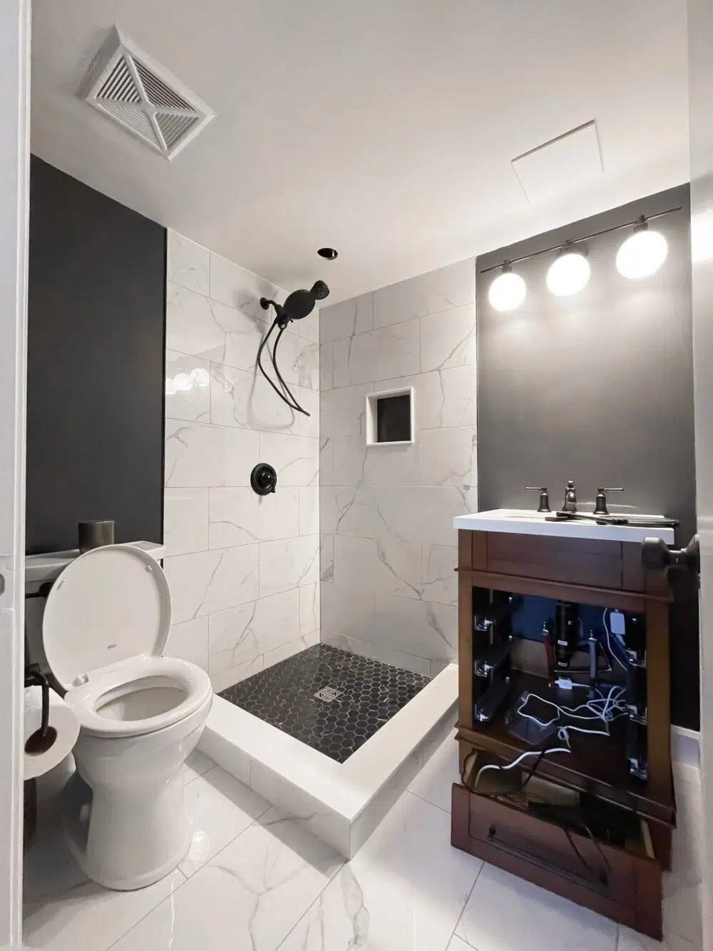 Work in progress - ensuit bathroom renovation