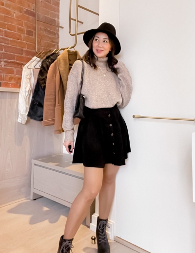 Winter Outfits with Skirts