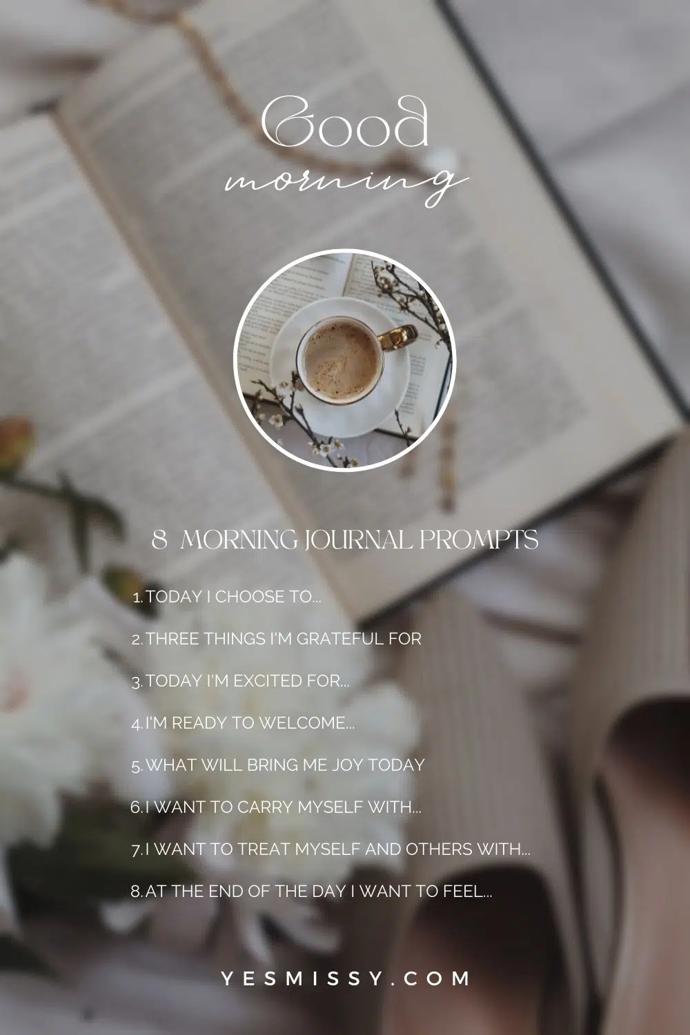 Learn how morning journaling can benefit your overall well-being with these 8 easy prompts that can help you create a more fulfilled day.