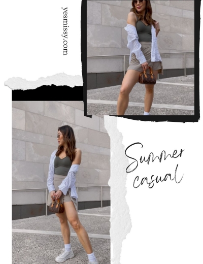 Casual Summer Skort Outfit