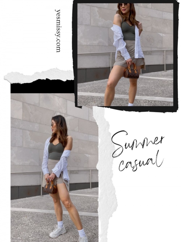 Casual Summer Skort Outfit