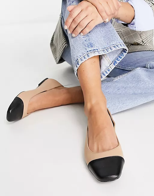 A classic cap toe ballet flat goes with everything!